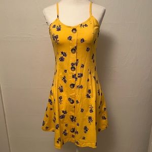 Yellow flower dress